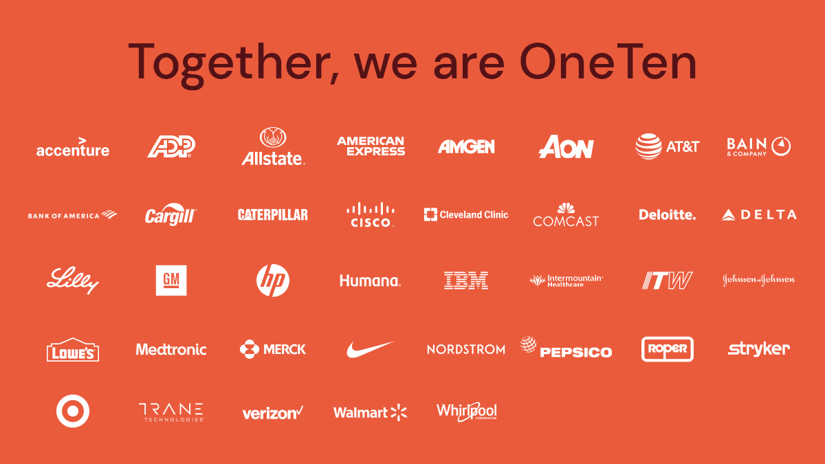 Logos of companies involved in OneTe
